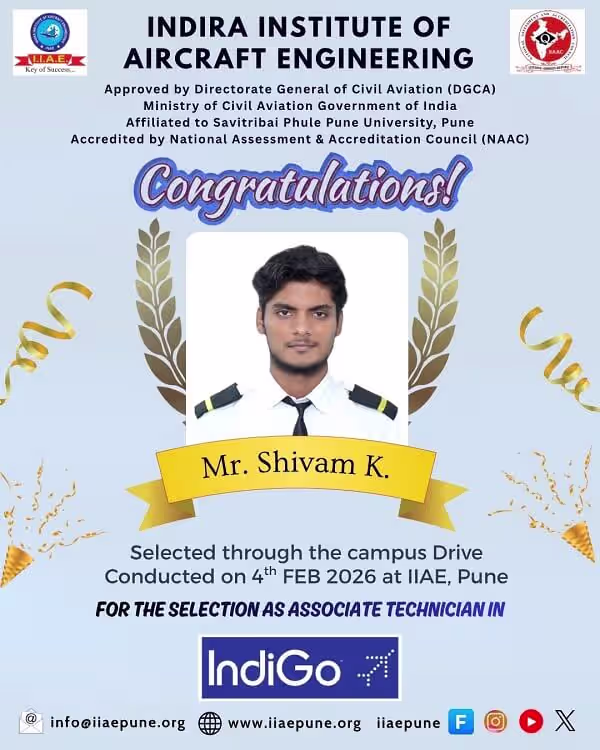 Shivam K - IIAE Pune Placement Student